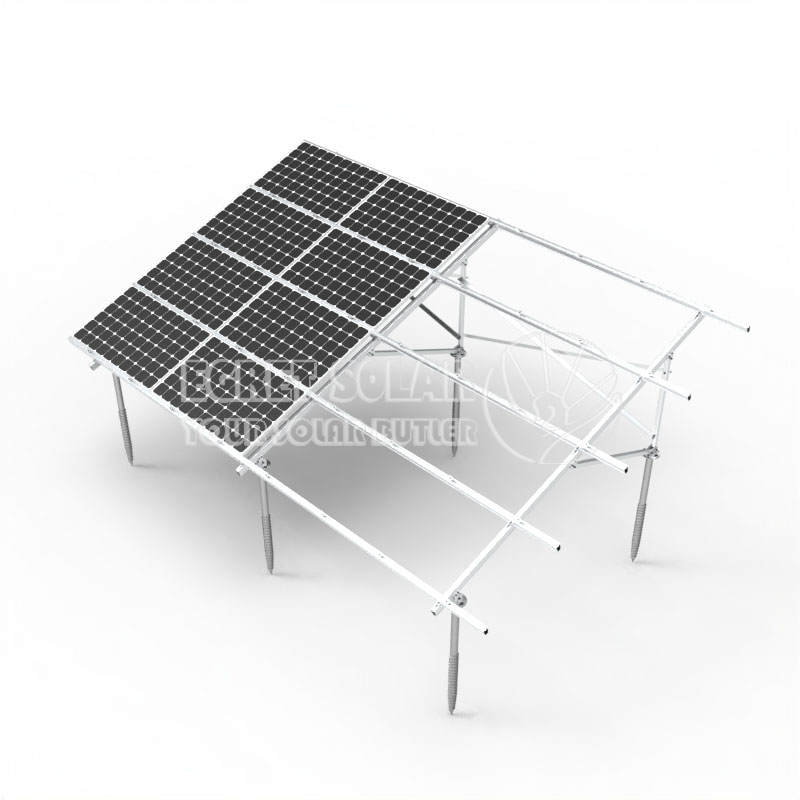 A Tipe Solar Aluminium Ground Mounting Bracket