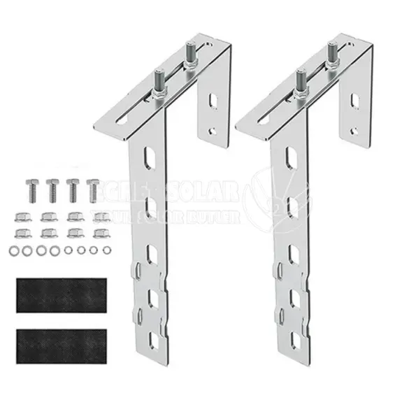 Bracket Balkon sing bisa diatur kanggo panel solar