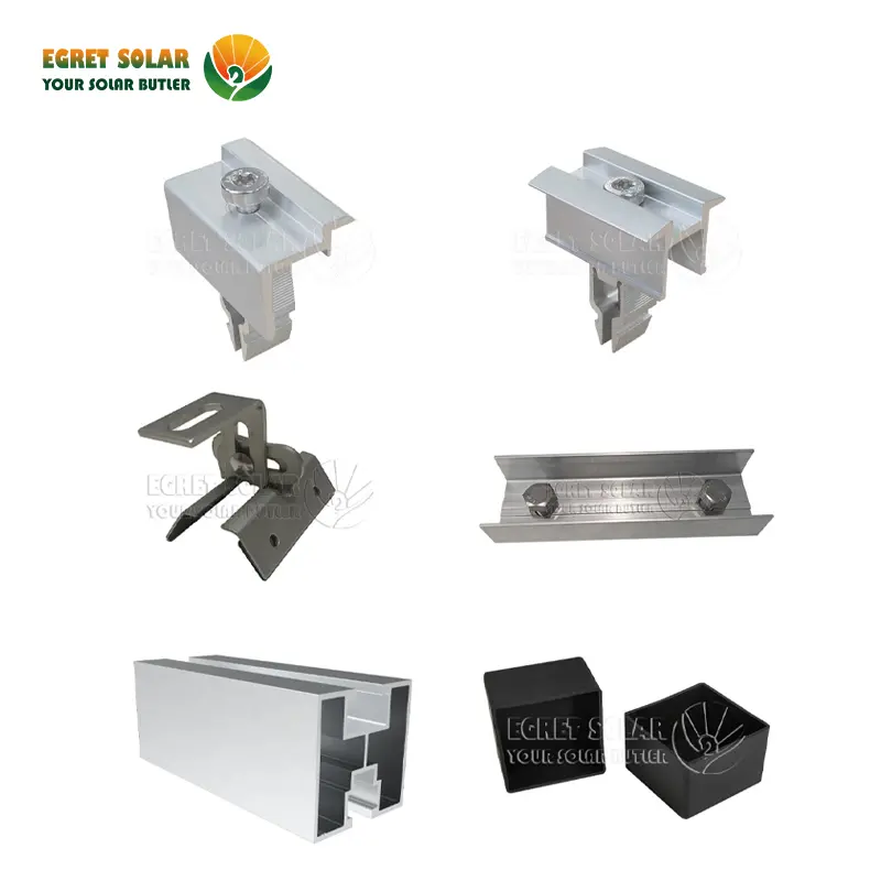 Tangan Bumbung Logam Logam Solar Trapezoid Sumber