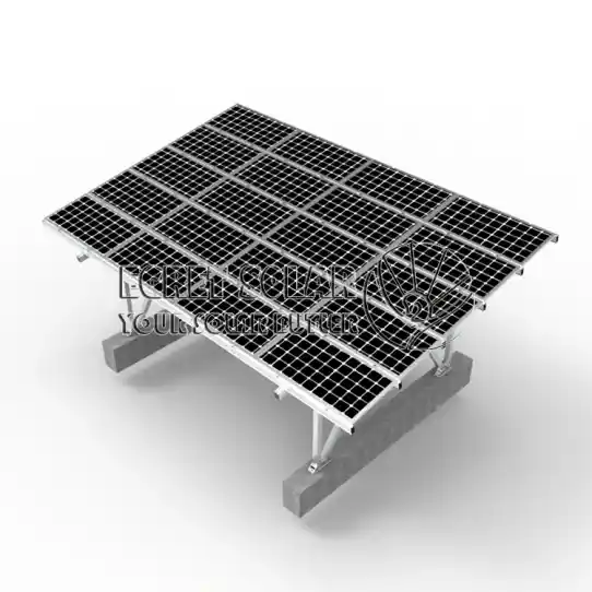 Aluminium Non-waterproof Solar Carport System