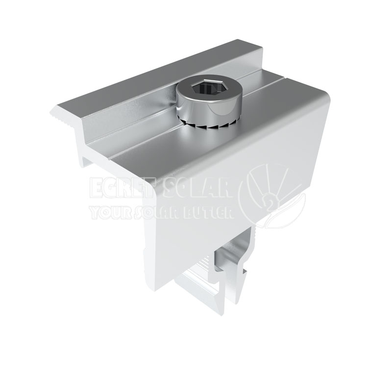 Panel Surya Aluminium Rapid End Clamp