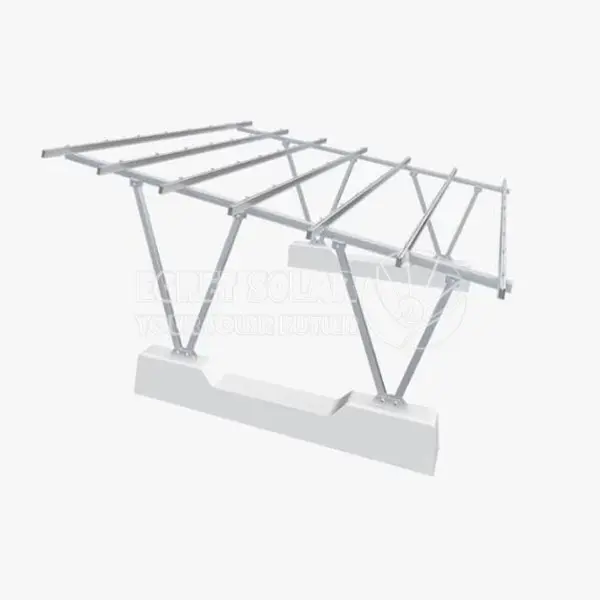 Sistem pemasaran solar Double V-Column Solar