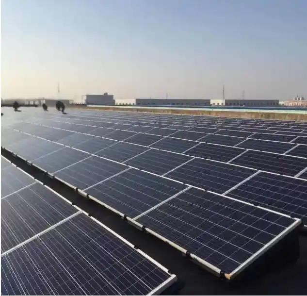 HDPE Plastik Ballsted Solar Bracket