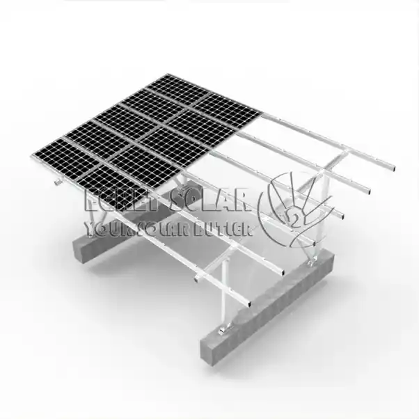 Aluminum Non-waterproof Solar Carport System