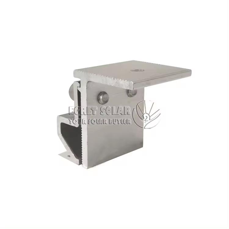 Solar Mounting Aluminium Stand Jahitan Klip Lok