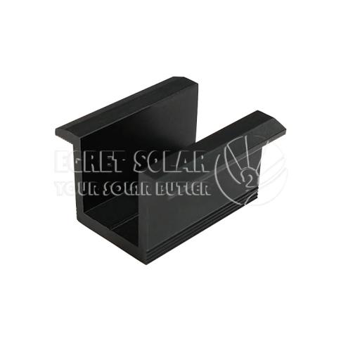 Solar Mounting Panel Mid Clamp karo Black Anodized