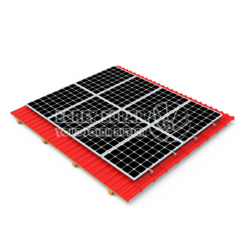 Pancing atap Solar kanggo Pemasangan Genteng